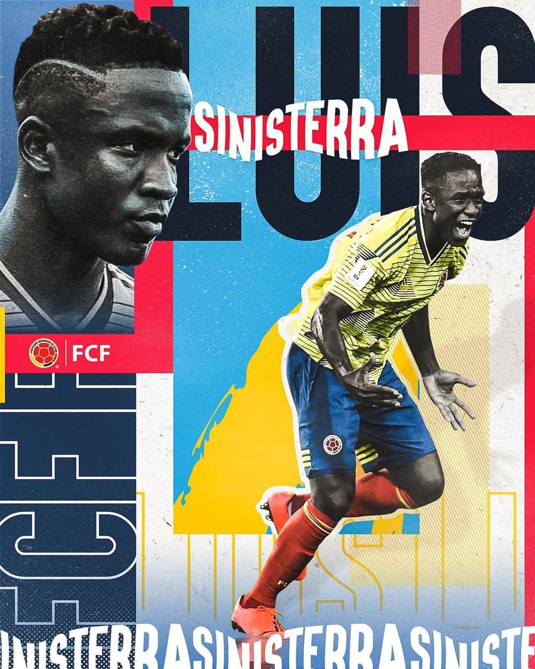 サッカー コロンビア代表チームのインスタグラム：「¡Feliz cumpleaños #️⃣2️⃣1️⃣ @luissinisterra_11 ! 🎉🎊 Que sean muchos más años llenos de talento vistiendo la camiseta tricolor 🇨🇴 Un abrazo de gol ⚽🔥」