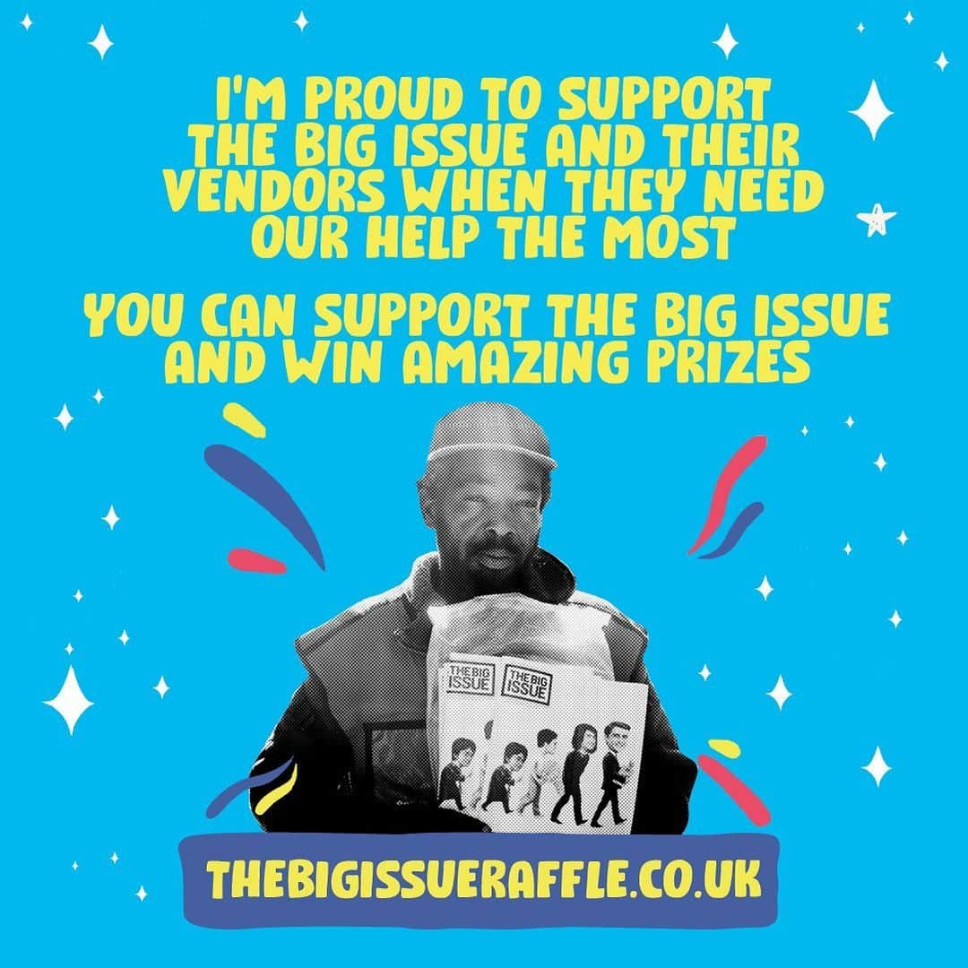 エドガー・ライトさんのインスタグラム写真 - (エドガー・ライトInstagram)「Win brilliant celebrity prizes (including a personalised poster from me) in #TheBigRaffle! Money raised goes to support @bigissueuk vendors whilst they cannot sell safely due to COVID-19. The clock is ticking! Have you bought your ticket for The Big Raffle yet? Entries close at midnight tomorrow, so get those last minute tickets today and raise essential funds for The Big Issue and its vendors. Good luck! Link in bio.」6月17日 22時39分 - edgarwright