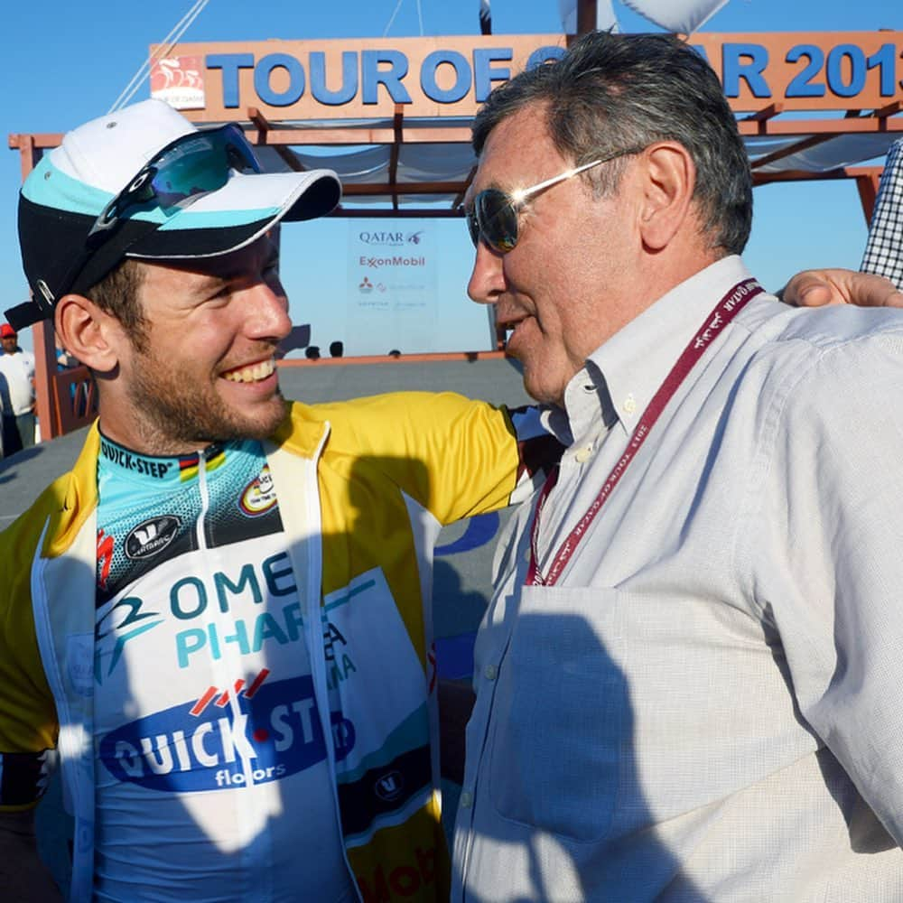 マーク・カヴェンディッシュさんのインスタグラム写真 - (マーク・カヴェンディッシュInstagram)「Happy 75th Birthday Mr. Eddy Merckx!! Forever the GOAT. Forever a friend.」6月17日 22時53分 - markcavendish