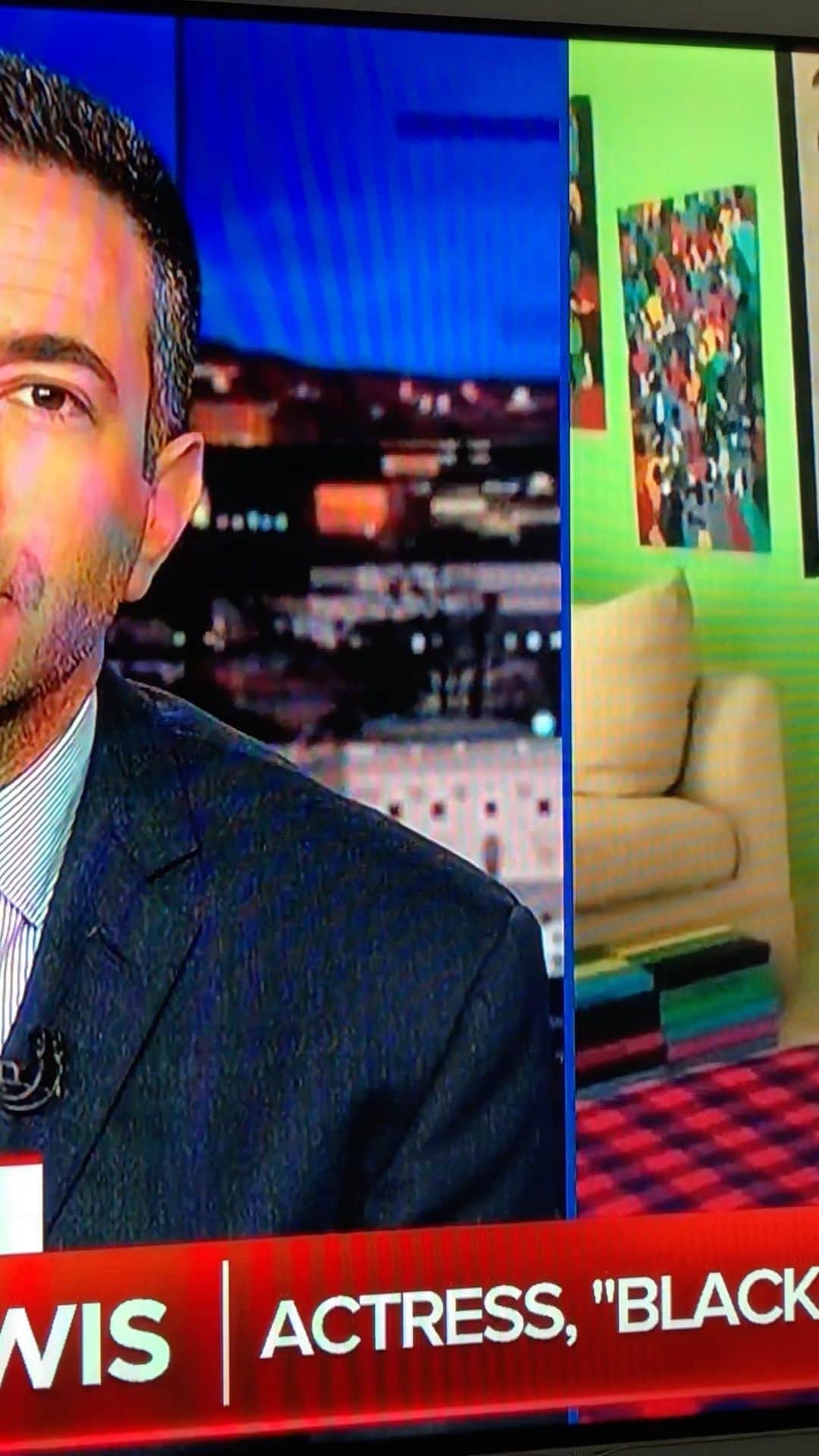 キャシー・グリフィンのインスタグラム：「@jeniferlewisforreal on @msnbc is unstoppable. Actress, singer, dancer, author, activist.  #BLM‬」