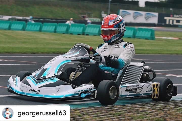 F1さんのインスタグラム写真 - (F1Instagram)「Back on track with Dad🤩 . 🎥 #Repost x @georgerussell63 . #F1 #Formula1」6月18日 1時59分 - f1