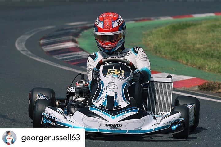 F1さんのインスタグラム写真 - (F1Instagram)「Back on track with Dad🤩 . 🎥 #Repost x @georgerussell63 . #F1 #Formula1」6月18日 1時59分 - f1
