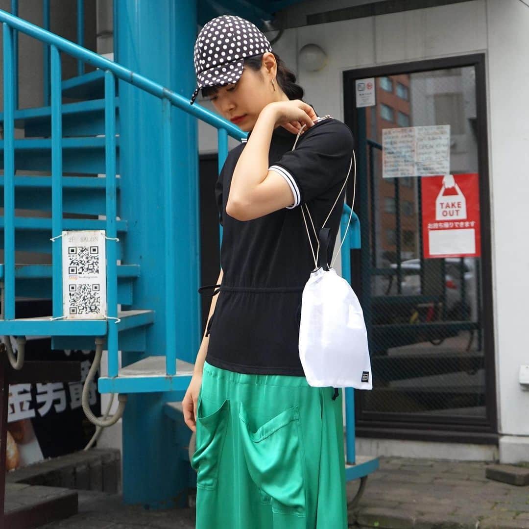 MāWさんのインスタグラム写真 - (MāWInstagram)「. [STYLE] 18th June 2020. . [PLANC] LONG DRESS. DOT HAT. . [hobo]  POWER RIP® POLYESTER HANDLE POUCH. -  #planc #hobo #mawsapporo #MāW #ins_online #20ss #sapporo #mawsapporo」6月18日 11時26分 - maw_sapporo