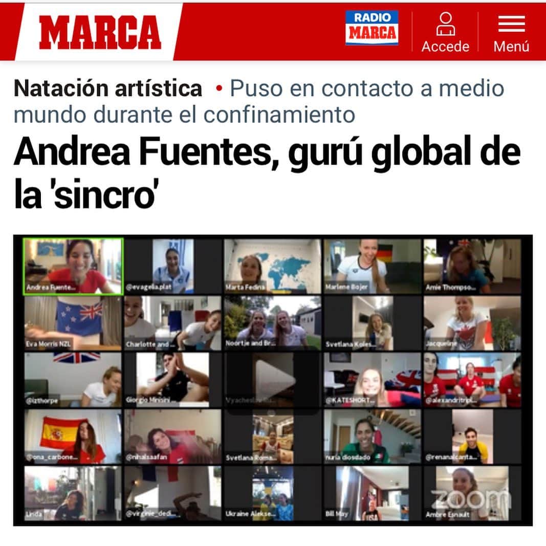 アンドレア・フエンテスのインスタグラム：「Muchas gracias Javier Romano y @marca por este súper reportaje! Ante la adversidad tienes dos opciones: rendirte a lo que sea o centrarte en lo constructivo: dar, crear y aprender. Link en el perfil!」