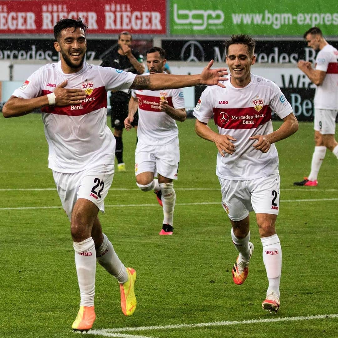 VfBシュトゥットガルトさんのインスタグラム写真 - (VfBシュトゥットガルトInstagram)「⚪🔴⚪‼ #heimsieg #weiter #aufstiegskampf #vfbstuttgart1893 #vfbstuttgart #heimspiel #furchtlosundtreu #VfBSVS #VfB #VfBInsta」6月18日 5時56分 - vfb