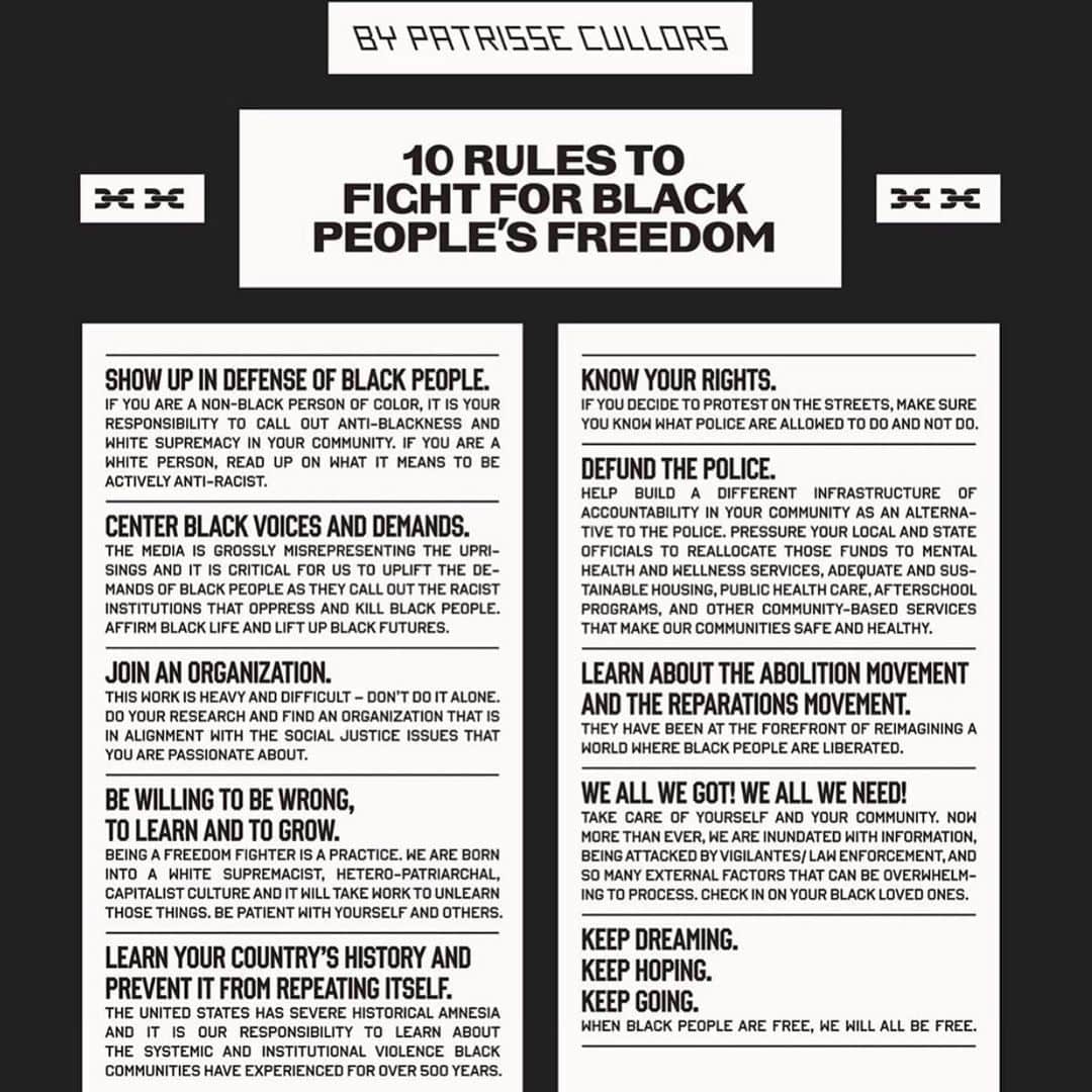 ブリット・マーリングのインスタグラム：「a manifesto by @osopepatrisse // keep going #blacklivesmatter」