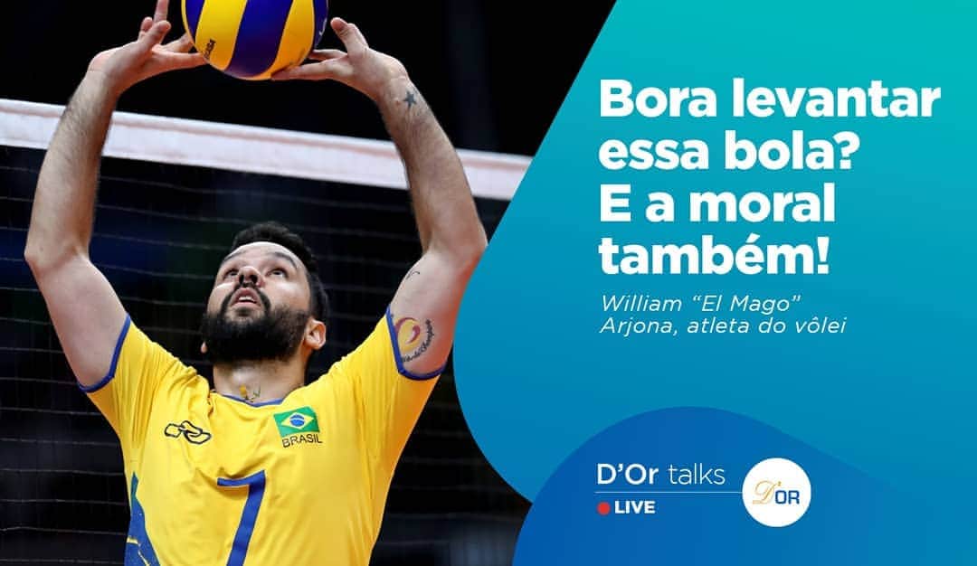 ウィリアム・アルジョナのインスタグラム：「Bom demais participar do D'Or talks @dorconsultoria, com @docmalaquias. Obrigado pelo convite Bruno Iannuzzi, Guilherme e equipe #DorConsultoria #RedeDor.  Uma conversa saudável e com analogia entre o mundo do esporte e corporativo. Pra ver ➡️ https://www.youtube.com/watch?v=iKflA-J8oVI (link na bio)  _____________ #wm #williamelmago #esporte #mundocorporativo #dorsolucoes #rededorsaoluiz」
