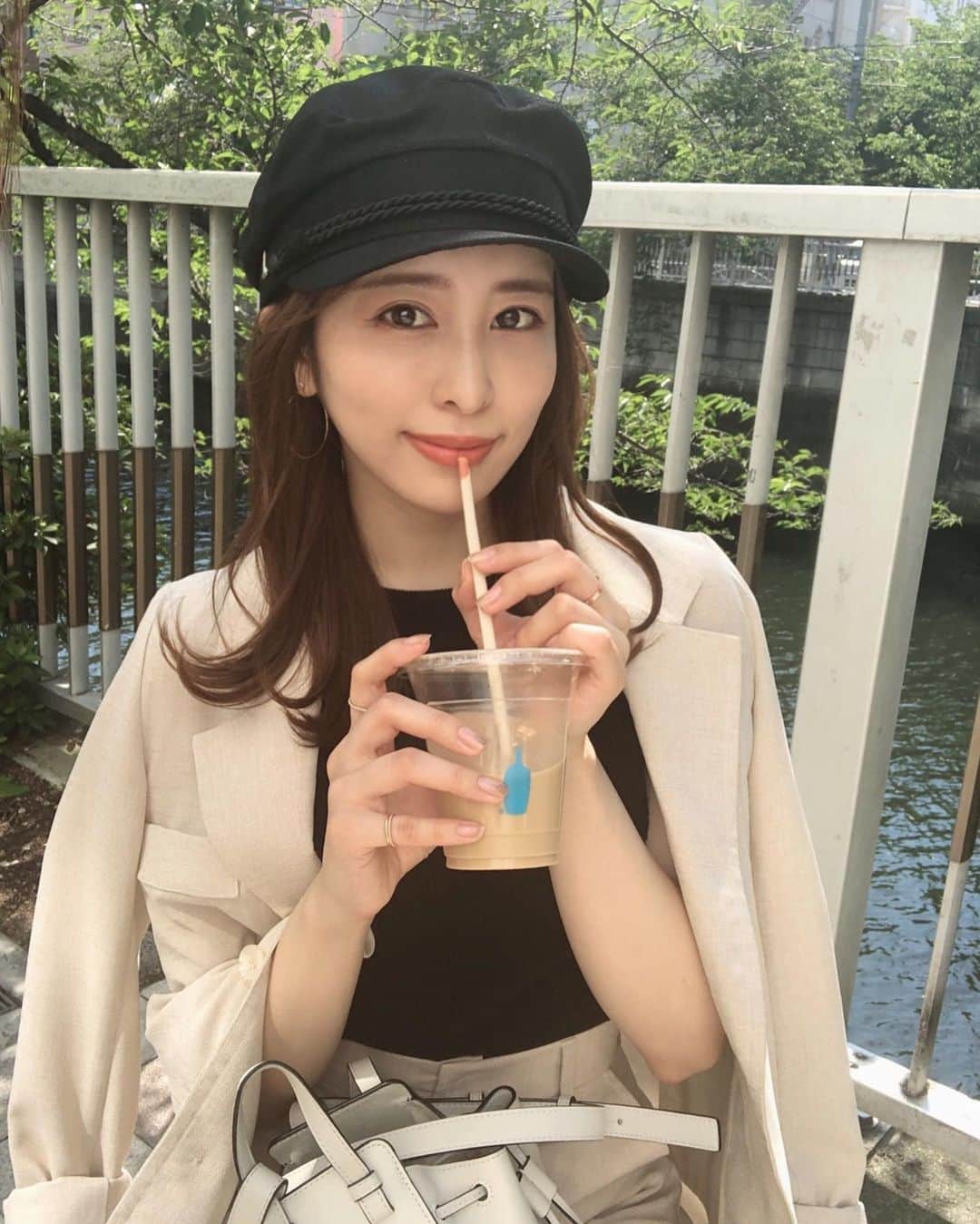 桃衣香帆さんのインスタグラム写真 - (桃衣香帆Instagram)「カフェラテ頼みがち」6月18日 20時48分 - momoikaho