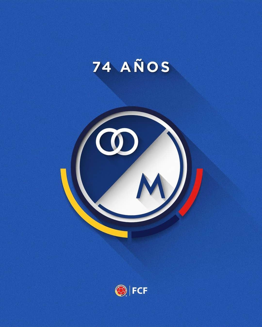 サッカー コロンビア代表チームのインスタグラム：「¡Felices 7⃣4⃣ Embajador!  Queremos felicitar a @millosfcoficial por su cumpleaños. Gracias por ayudarnos a escribir la gloriosa historia de nuestro fútbol 🇨🇴 Abrazo de gol ⚽」