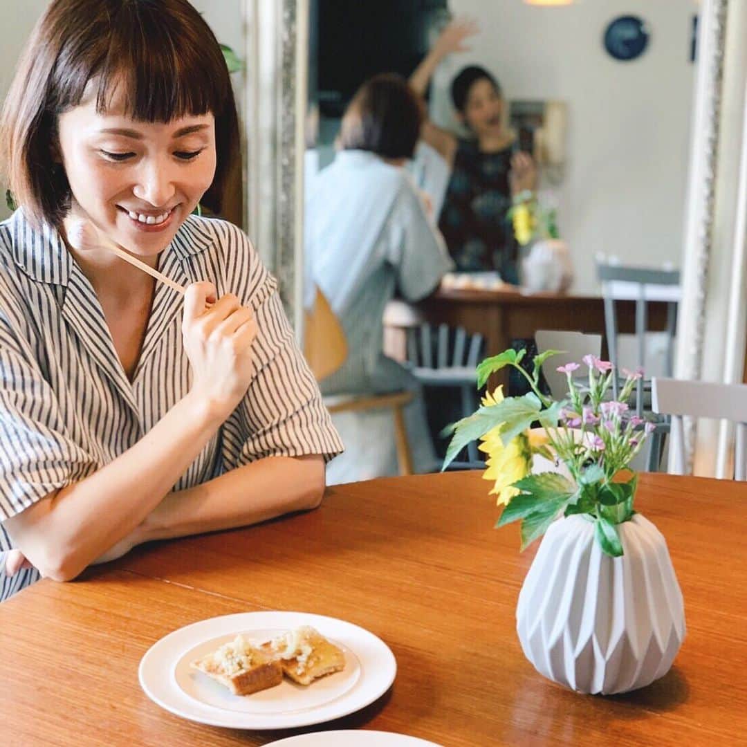 加藤理恵さんのインスタグラム写真 - (加藤理恵Instagram)「大好きな京子さまにようやく会えて 嬉しすぎて小躍りした。 赤ちゃんにも、やっと、会えた☺️ なんて楽しい日だ。」6月18日 13時20分 - vivi_729