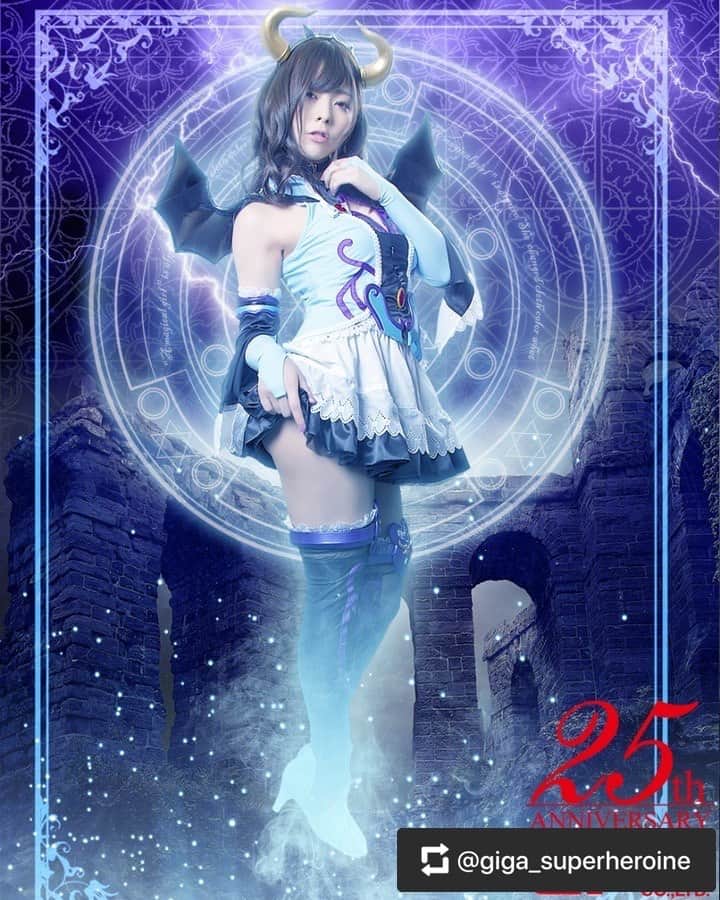 のインスタグラム：「#岬あずさ #宇那月 #悪女 #女幹部 #小悪魔 #ミニスカ #ニーハイ #ニーハイブーツ #特撮 #コスプレ #25周年 #GIGA #GIGA25 #Superheroine #tokusatsu #cosplay #misaki_azusa #azu_misaki」
