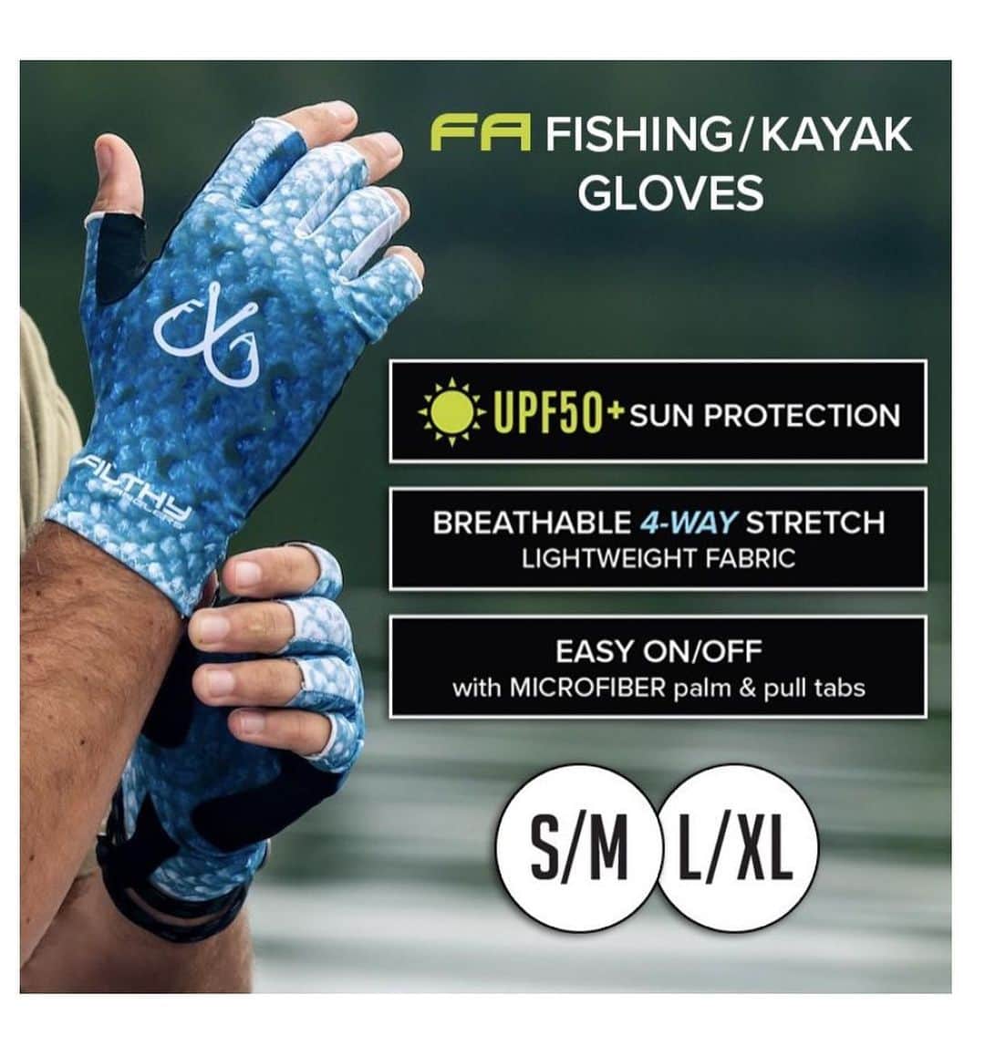 Filthy Anglers™さんのインスタグラム写真 - (Filthy Anglers™Instagram)「It’s hump day, halfway through the week everyone. Our west coast friend Ray @socal.bass.angler is showing off our product feature this week, one of the most popular items if the year, our UPF fishing gloves. These gloves are the perfect gift for any angler, comfort, style and sun protection all in the palm of your hands 😉 - They are available in two sizes, S/M or L/Xl make sure you check out all the details online at www.filthyanglers.com or amazon.com #fishing #upf #sunprotection #filthyanglers #getfilthy #bassfishing #kayak #bigbass #teamfilthy #gloves #ocean #upf」6月18日 15時17分 - filthyanglers