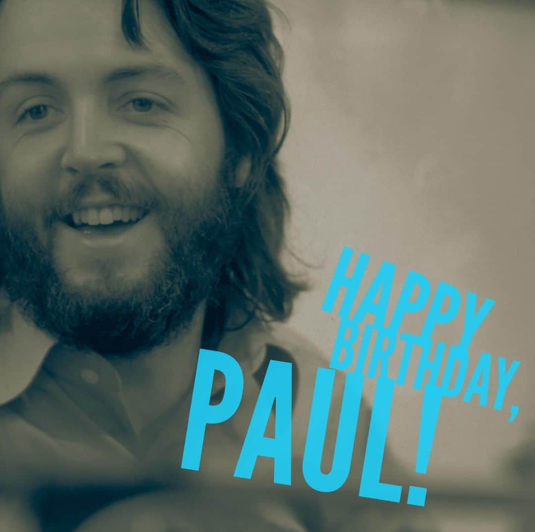 The Beatlesさんのインスタグラム写真 - (The BeatlesInstagram)「Happy Birthday, Paul!」6月18日 17時01分 - thebeatles