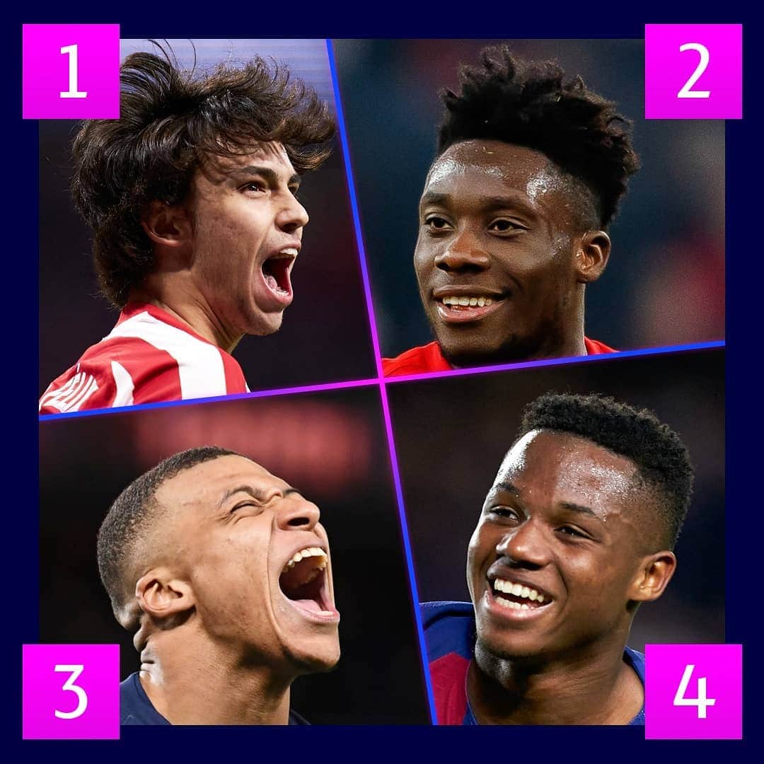UEFAチャンピオンズリーグさんのインスタグラム写真 - (UEFAチャンピオンズリーグInstagram)「😎 Who are you backing to shine in the #UCL? ⁣⁣ ⁣⁣ 1. @joaofelix79⁣⁣ 2. @alphonsodaviess⁣⁣ 3. @k.mbappe⁣⁣ 4. @ansufati」6月18日 19時28分 - championsleague