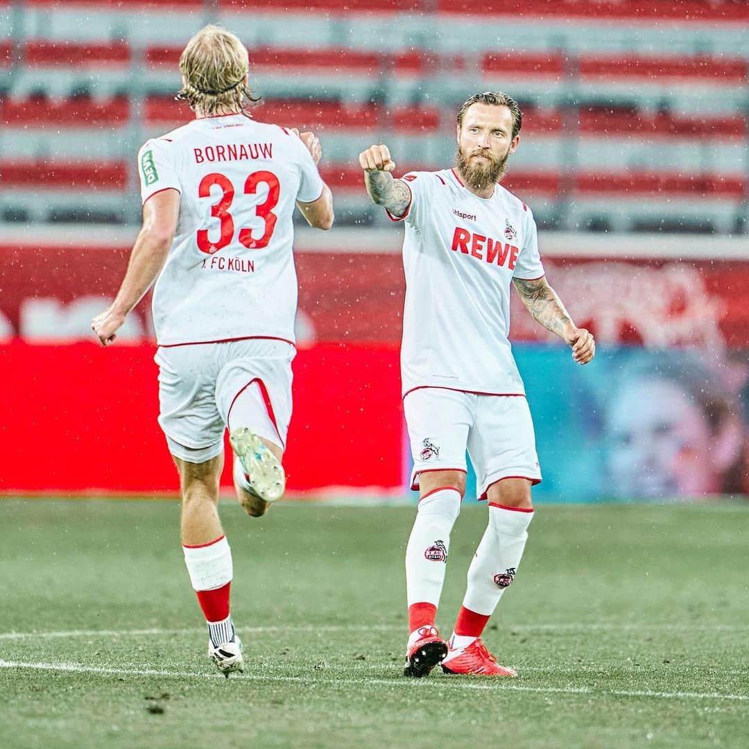 マルコ・ヘーガーのインスタグラム：「Proud to reach 100 games⚽️ for my club❤️ Thanks @fckoeln 🙌🏻👊🏼 #effzeh #thankful #proud #100 #games #blessed #positivevibes #fc #cologne #köln #mh6 #liebedeinestadt #team #together」