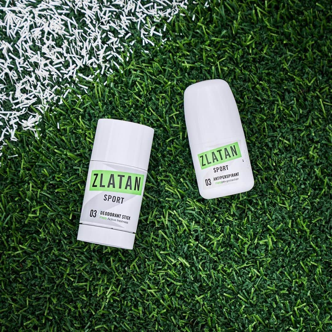 のインスタグラム：「Stay safe and stay fresh with ZLATAN SPORT FWD Deodorant stick and Antiperspirant Deo roll-on.  Prepare, be confident, move forward  #zlatansport (EU Shipping Only)」