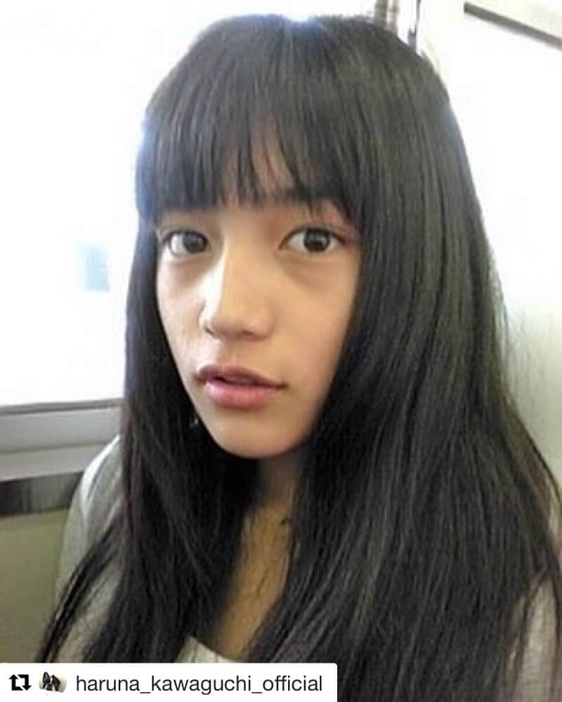 インスタグラムランキングさんのインスタグラム写真 - (インスタグラムランキングInstagram)「#川口春奈 #Repost @haruna_kawaguchi_official with @get_repost ・・・ 13歳くらいかな。肌が真っ黒でした。」6月19日 0時38分 - talentinsta1