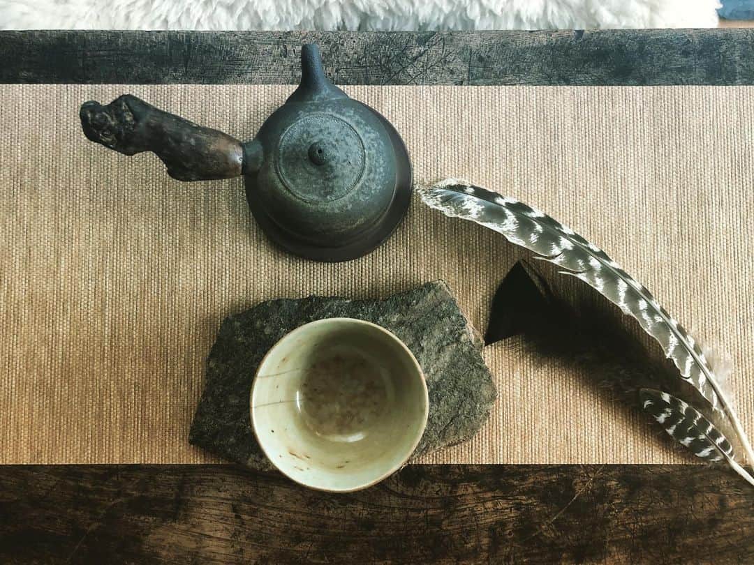 ミア・マエストロのインスタグラム：「Offerings to the Winds 🐚  #solarreturn」