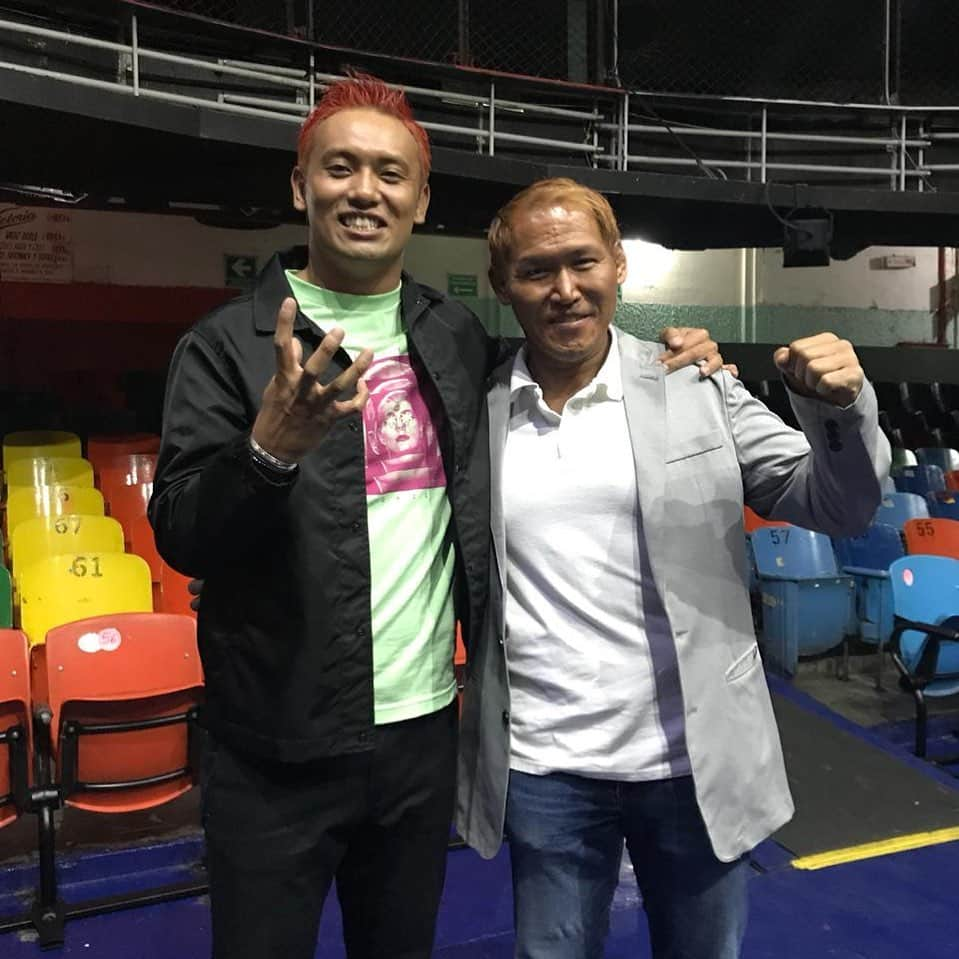 奥村茂雄さんのインスタグラム写真 - (奥村茂雄Instagram)「Un recuerdo con el gran "Rainmaker" @rainmakerxokada en la Arena Coliseo de Perú 77 en 2018. - - #cmll #njpw #arenacoliseo #cdmx #kazuchikaokada #rainmaker #okumura #tifondeosaka」6月19日 1時09分 - okumuracmll