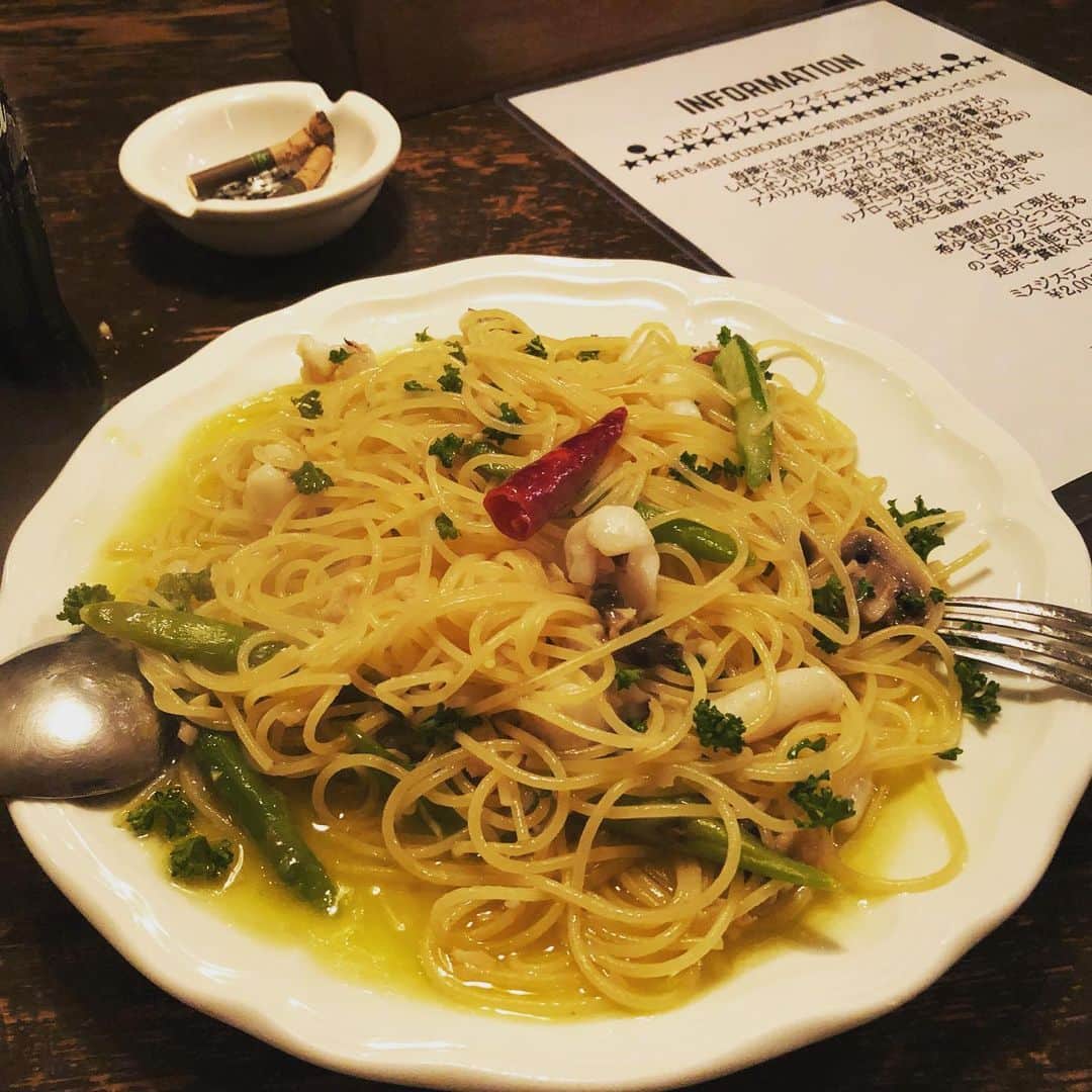 野崎森男さんのインスタグラム写真 - (野崎森男Instagram)「金沢片町ジュローム 紋甲イカのパスタ 行ったら必ず食べます みんなも絶対食べた方がいいよ！  #JUROME」6月19日 1時40分 - morio_max