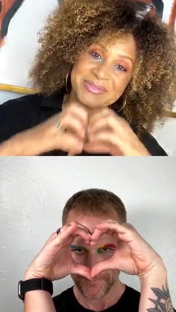 Smashboxのインスタグラム：「Lori & Will crate there favorite Pride looks」