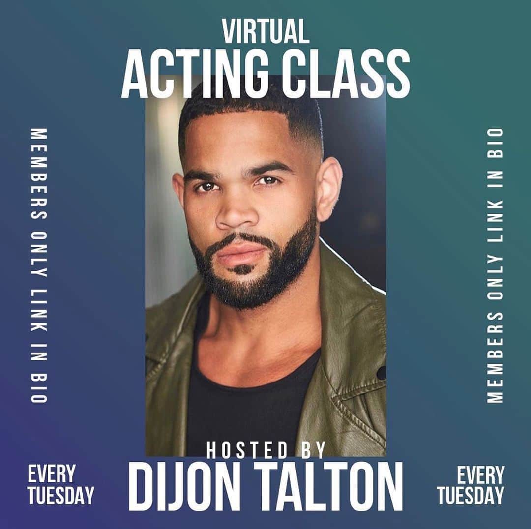 ディジョン・タルトンのインスタグラム：「Have you signed up yet?🚨 Our Members Only Acting Class is almost at Full Capacity 🚀 Space is limited. link in @theactingexperience bio!」