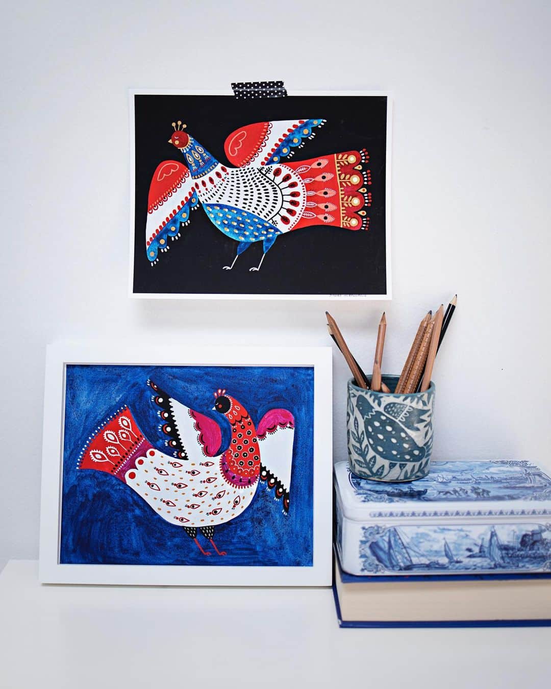Dinara Mirtalipovaのインスタグラム：「Shop update ✨ new limited archival art prints have just been added to both Etsy and web shop. 🌿mirdinara.etsy.com 🌿mirdinara.com #folkart #etsyshop #mirdinara」