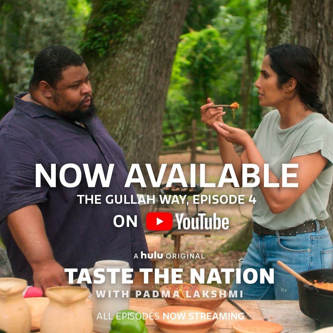Hulu Home of Emmy-winningさんのインスタグラム写真 - (Hulu Home of Emmy-winningInstagram)「In observance of #Juneteenth, we're proud to share “The Gullah Way” episode of #TastetheNation with Padma Lakshmi on our YouTube channel.」6月19日 7時58分 - hulu