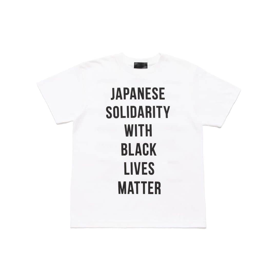 VERBALのインスタグラム：「✊🏿✊🏽✊🏼✊🏻✊ 我々は不当な扱いに対する闘いを支援します。日本国内での認識を高め寄付を募るため、この問題に賛同するブランドと協力してTシャツを製作しました。売上の利益は全額「Black Lives Matter」「Equal Justice Initiative 」及び、教育を通してブラックアメリカンコミュニティの未来に投資をする慈善団体に寄付されます。6月20日(土)11時から6月22日(月)10時59分までwww.humanmade.jp での受注生産を受けつけており、日本国内の住所のみに発送可能となります。アメリカでは6月19日(金)22時から6月21日(日)21時59分までwww.bbcicecream.com からのみ購入可能です。皆様からの沢山のご支援をいただけますと幸いです。  We support the struggle against injustice. We have joined forces to raise awareness and contributions in Japan. All profits from the sale of this T shirt will be donated to #BlackLivesMatter, #EqualJusticeInitiative and charities that invest in the future of the Black American community via education. Pre order from 11am Saturday 20th June to 10:59am Monday 22nd June at www.humamade.jp delivering only to addresses in Japan. Residents in the U.S.A will be able to pre order from 10pm Friday 19th June to 9:59pm Sunday 21st June at www.bbcicecream.com We appreciate your generous support.  @ambush_official @bedwin_official @bxh_official @cavempt @dcdt_2014 @verdy @humanmade @hyke_official @hystericglamour_official @kolorofficial @maisonkitsune @neighborhood_official @n_hoolywood @nonnative @sacaiofficial @soph_co_ltd @TAKAHIROMIYASHITATheSoloist @undercover_lab @wackomaria_guiltyparties @whitemountaineering_official @wtaps_tokyo」