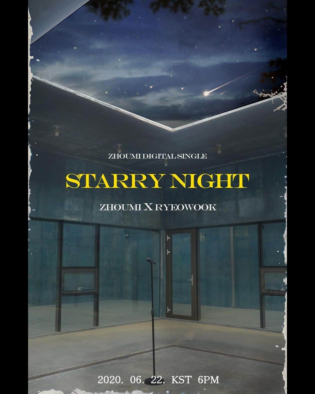 チョウミさんのインスタグラム写真 - (チョウミInstagram)「ZHOUMI Digital Single [Starry Night] ‘Starry Night (With RYEOWOOK)’ 🎧 2020.06.22. 6PM (KST)  #ZHOUMI #조미  #RYEOWOOK #려욱 #StarryNight #SuperjuniorM」6月19日 10時12分 - zhouzhoumi419