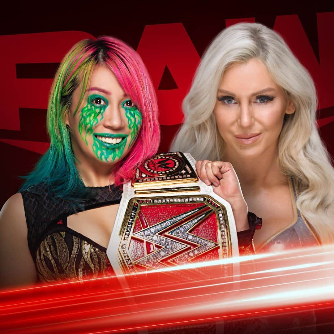 WWEさんのインスタグラム写真 - (WWEInstagram)「The Raw Women's Title will be ON THE LINE during a Championship Monday edition of #WWERaw ! @wwe_asuka @charlottewwe」6月19日 10時32分 - wwe
