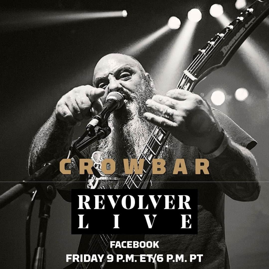Revolverさんのインスタグラム写真 - (RevolverInstagram)「Your Friday night plans are set: watch @crowbarmusic's crushing NYC performance from last summer. 9 p.m. ET/6 p.m. PT. Facebook. Be there. Kirk demands it. 📸: @jimmyhubbard」6月19日 10時33分 - revolvermag