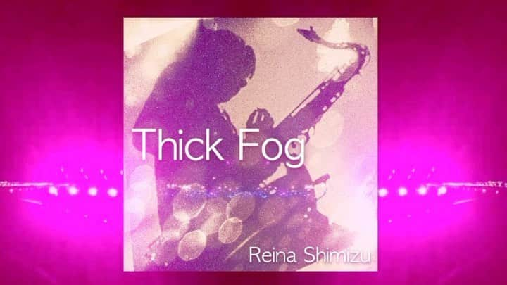 清水玲奈のインスタグラム：「. New Single. 『Thick Fog』. . 2020. 7. 3. pre order start. . . Reina Shimizu (sax, fl, key ) Shun Oba(dr) BASSICK(bass, mixing, mastering) . . Available on. iTunes, Apple Music, Spotify etc... . . 来月、オリジナル曲Thick Fogを 配信限定でリリースします. . 濃い霧の日に. 頭がグワングワンになりながらも. 歩いた時に作りたくなった曲です. . . モヤのかかった現状から少しでも外へ外へ. . . #sax #saxophone #tenorsax #altosax #flute  #japan #instalike #music #musician #musica #femalesaxplayer #jazz #색소폰 #薩克斯風 #saxophonelife #reinashimizu #清水玲奈 #saxophoneworld #contemporary #alternative #release #thickfog」