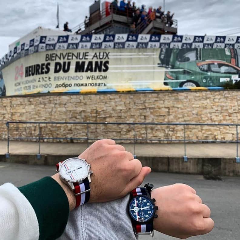 Maurice De Mauriac Zurichさんのインスタグラム写真 - (Maurice De Mauriac ZurichInstagram)「One year ago #wemissracing  See you next year, we hope 2020 finishs as fast as #lemans #24h . #racing #watches #stripes #natostraps #france #mauricedemauriac #watchesofinstagram #gofastorgohome」6月19日 17時06分 - mauricedemauriac