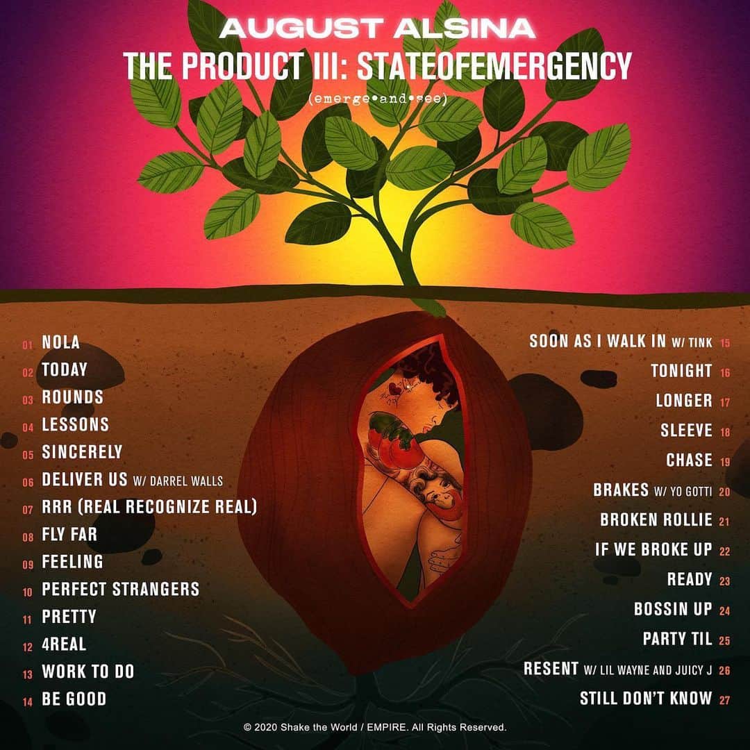 August Alsinaさんのインスタグラム写真 - (August AlsinaInstagram)「The Product III: stateofEMERGEncy coming 6/26」6月19日 13時19分 - augustalsina