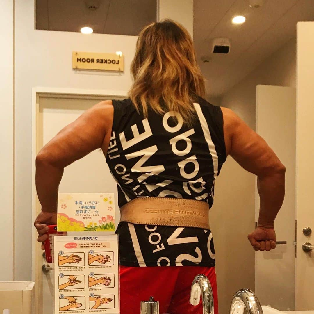 棚橋弘至さんのインスタグラム写真 - (棚橋弘至Instagram)「#背中 #backworkout #gethuge 💪」6月19日 13時11分 - hiroshi_tanahashi