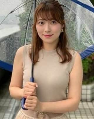 女子アナ集めのインスタグラム：「#雨  #梅雨  #美女  #巨乳  #阿部華也子」