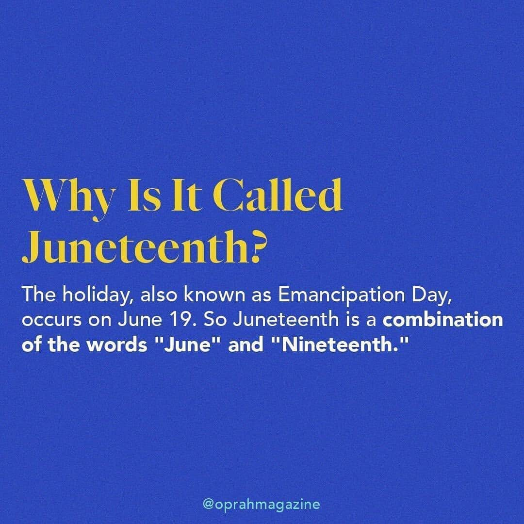 ELLE Magazineさんのインスタグラム写真 - (ELLE MagazineInstagram)「“Many of us in the United States have grown up with the idea that the Fourth of July is just about as American as you can get. But there's another event that deserves our attention (and federal recognition): June 19, 1865—the day all people living in the United States, including the formerly enslaved, were officially granted freedom.” Link in bio to learn more about #Juneteenth. #regram @oprahmagazine, words by @mckenzie.jp」6月20日 0時42分 - elleusa