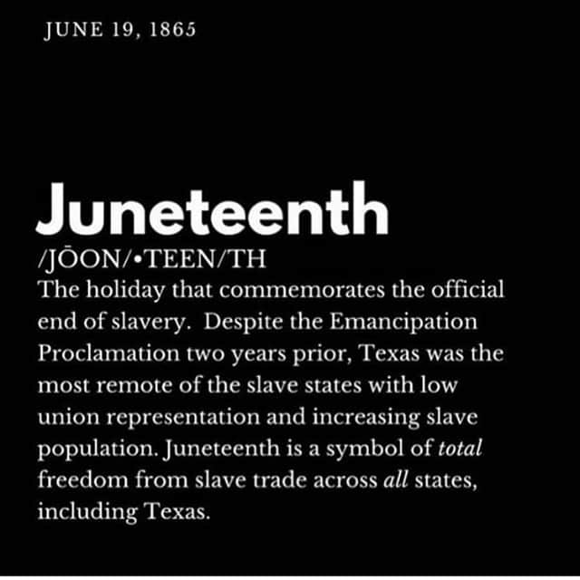 マーシャ・トマソンのインスタグラム：「#Juneteenth」