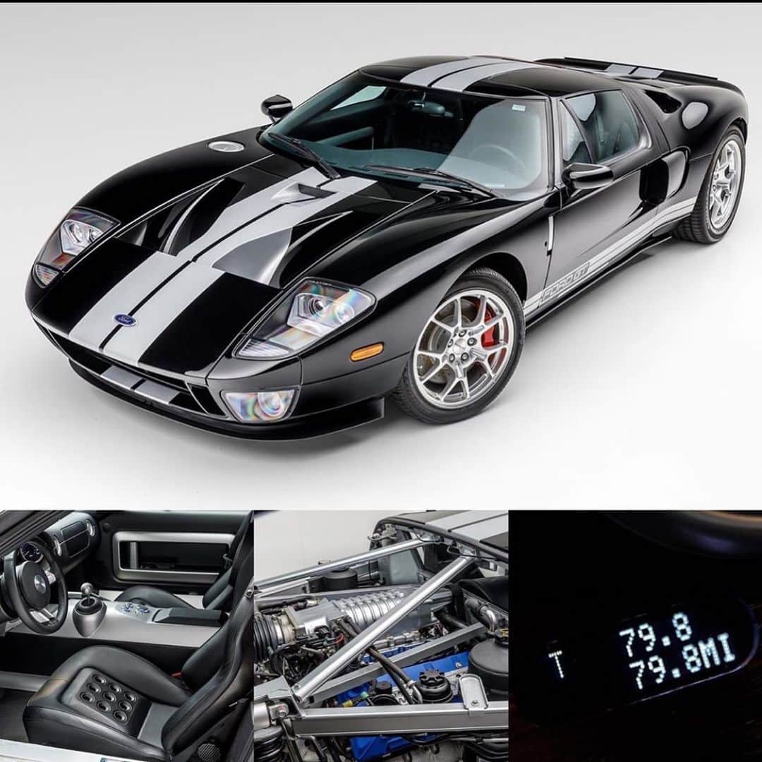 Dirk A. Productionsのインスタグラム：「🔥AVAILABLE!!! 79 mile 2006 Ford GT ⚡️Want it? TEXT (424) 256-6861」