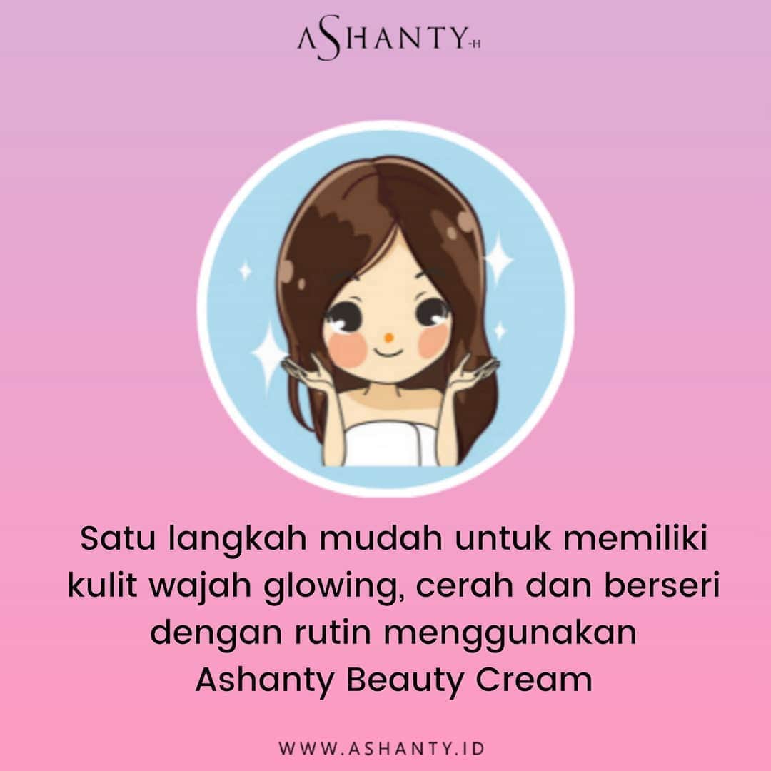 ASHANTY BEAUTY CREAM OFFICIALのインスタグラム：「Satu langkah mudah untuk memiliki kulit wajah glowing, cerah dan berseri dengan rutin menggunakan Ashanty Beauty Cream. Ashanty Beauty Cream mengandung formula yang bermanfaat untuk merawat dan menutrisi kulit wajah,  mengatasi masalah kulit wajah hingga keakarnya 😍  _____________________________ Informasi dan pemesanan  Ashanty Beauty Cream Chat Via WA : WA: 085781140354 WA: 081287388885 WA: 081293823950 WA: 087778489900 ⚡️ Fast Respons Click Link On Bio Instagram @ashantyid ❣️ ______________________________ #ashantybeautycream #creamashanty #skincareashanty #skincare #skincareartis #skincarelokal #creamwajah #creamperawatanwajah #obatjerawat #jerawat #kosmetik #krimwajah #creamwajah #whiteningcream #ashantyid #ashanty」