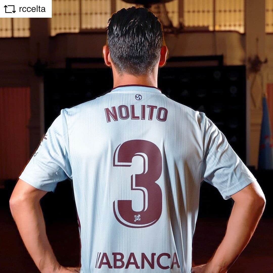 LFPさんのインスタグラム写真 - (LFPInstagram)「🔙💙⚽️ @nolitoo10 is back at @rccelta! • 🔙💙⚽️ ¡Nolito ya posa como nuevo jugador del RC Celta con el dorsal 3️⃣! • #Nolito #Celta #LaLigaSantander #LaLiga」6月19日 19時52分 - laliga