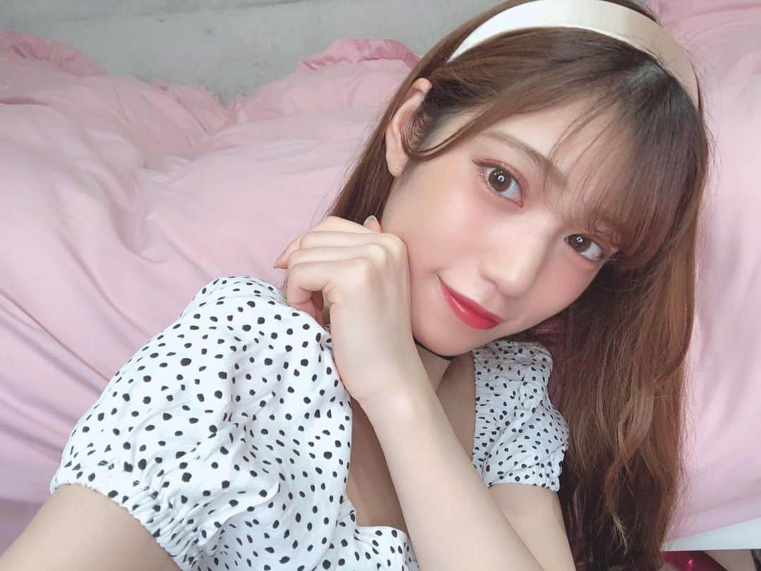 のインスタグラム：「. . ちょっと前の写メ📷 . こんな感じの服装ひさしぶりにした💭♡ . カチューシャも付けてみた☺︎ . . #hm #低身長コーデ」