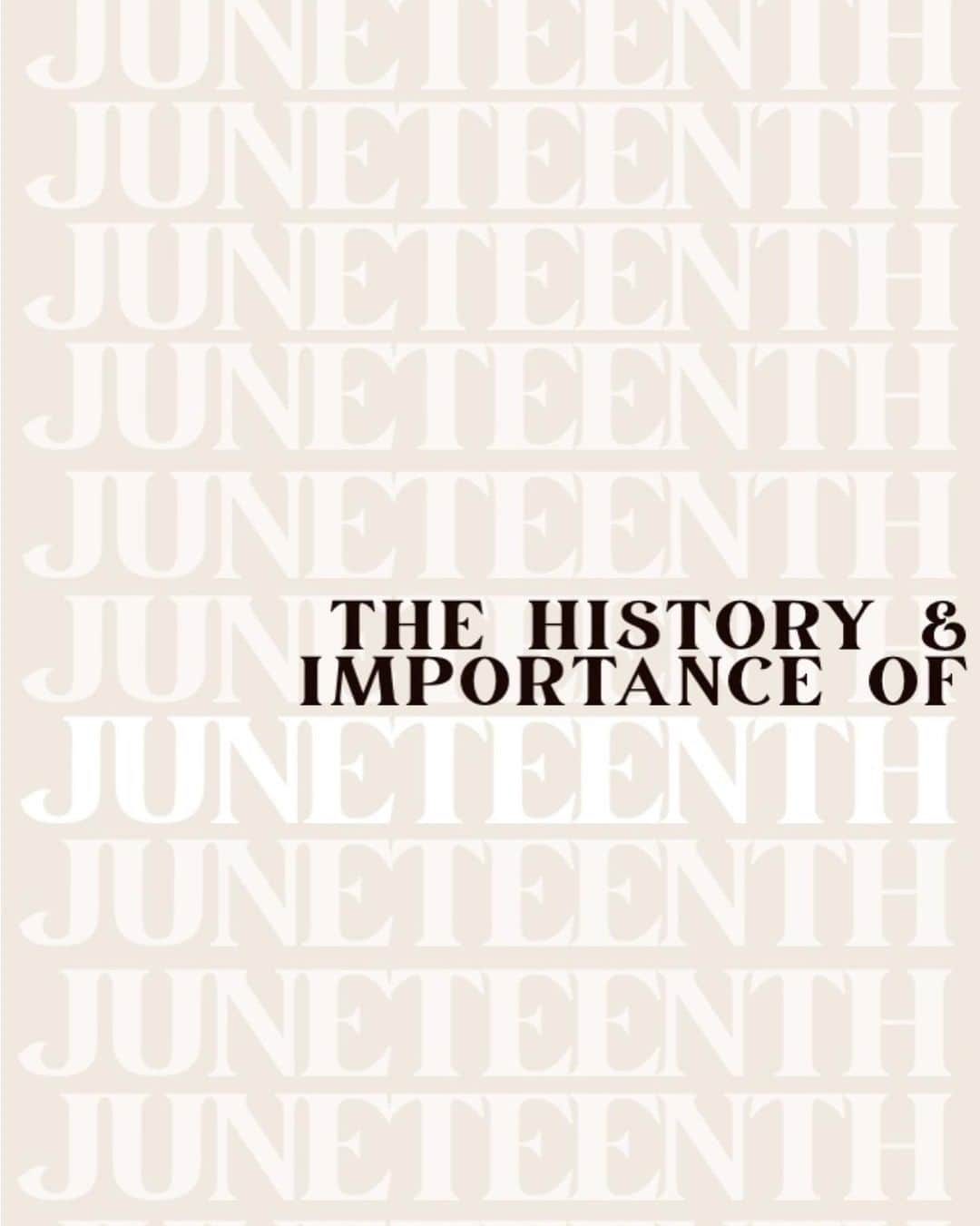 We Wore Whatさんのインスタグラム写真 - (We Wore WhatInstagram)「JUNETEENTH: Juneteenth (June 19th) is an annual celebration for the end of slavery in the US. The holiday commemorates this day in 1865 when federal troops arrived in Texas to ensure ALL enslaved people were freed - despite the fact the Emancipation Proclamation was two and half years prior. It has become a symbolic date that represents “nobody is free until everybody is freed.”⁣ Even though Juneteenth marked when the last enslaved learned they were free, we are still seeing the social and economic impact of slavery today. ⁣ ⁣ Slides by @_thistlethings • Graphics by @eyeswoon. ⁣⁣ ⁣ Summary written by me after truly learning about what Juneteenth is.. taking time to really read about this day was very impactful and is part of my continued journey to educate myself and grow. But there is more to learn, I highly suggest you take some time today to read further into this too. For more helpful slides: @monicapirani, @theconsciouskid, @_thistlethings⁣ ⁣ *Ways to honor Juneteenth:⁣ SIGN PETITIONS, DONATE, BUY from Black owned businesses, SHARE on social media, AMPLIFY Black voices, have the CONVERSATIONS, EDUCATE yourself and others*」6月19日 19時46分 - weworewhat