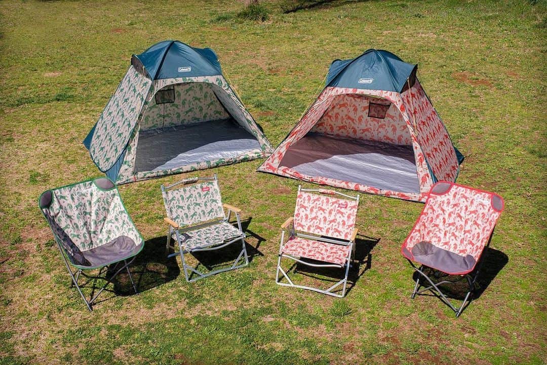 Coleman Japanのインスタグラム：「🌵直営店限定！テキサスシリーズ🌵 コールマン公式オンラインショップと直営店10店舗の限定アイテム「テキサスシリーズ」が登場❣️ ・ 馬🐴とサボテン🌵の明るく陽気なデザインのシェードとチェアが加わりました😃 ・ ・ ・ ・ #灯そうColeman #灯そうコールマン #灯そう #Coleman #コールマン #Camp #キャンプ #Picnic #ピクニック #Outdoor #アウトドア #Outdoorchair #アウトドアチェア #チェア #コールマンチェア #クイックアップIGシェード #テキサスシリーズ」