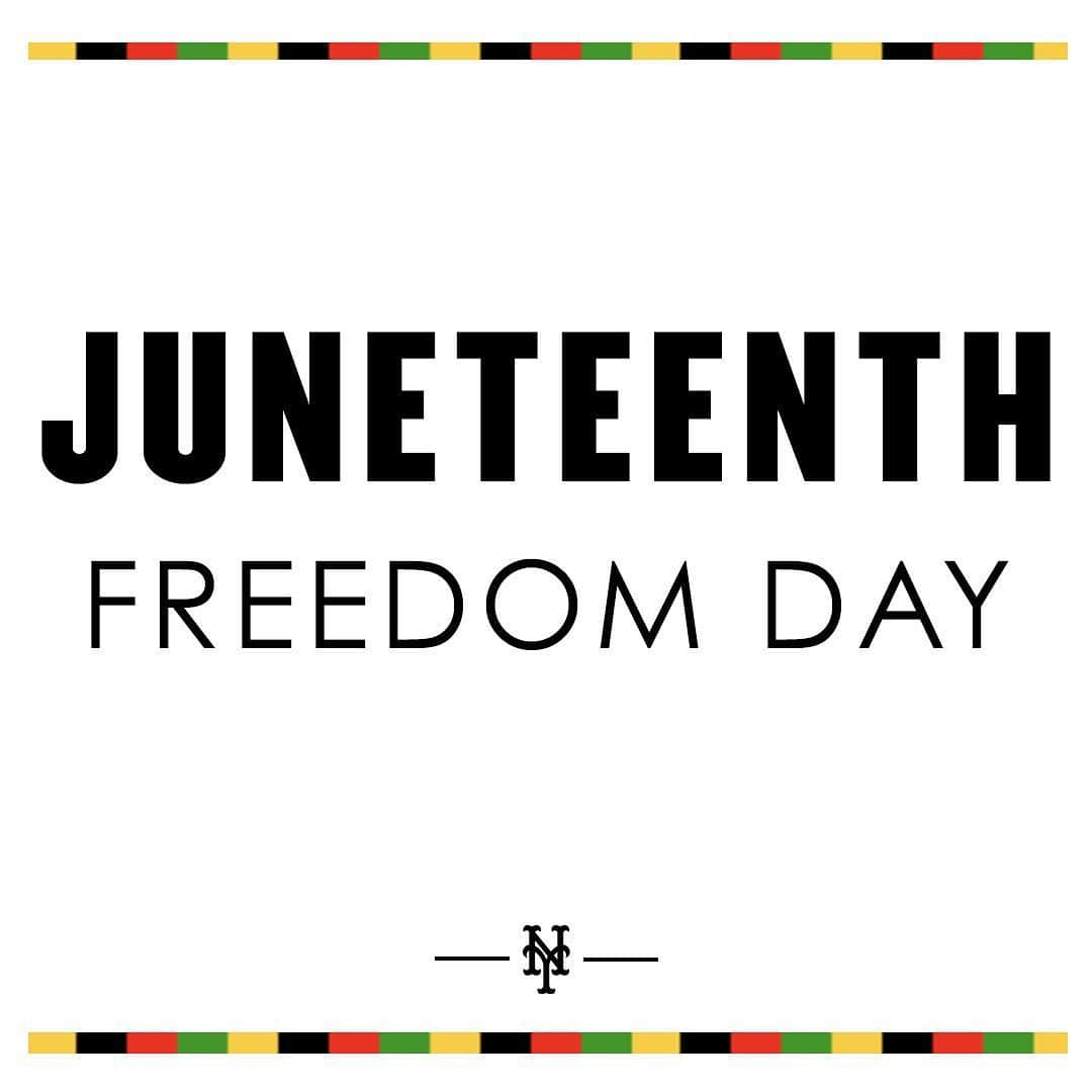 ニューヨーク・メッツさんのインスタグラム写真 - (ニューヨーク・メッツInstagram)「We celebrate freedom. #juneteenth」6月19日 21時41分 - mets