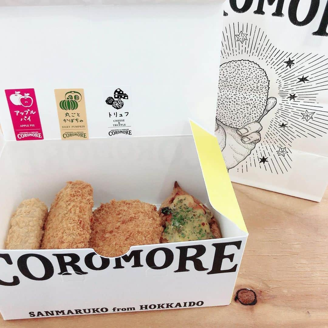 長江愛美さんのインスタグラム写真 - (長江愛美Instagram)「コロモアagain🥔 #コロモア #coromore #コロッケ #お洒落コロッケ #インスタ映え  #まなみんのご飯記録」6月19日 22時06分 - manamin.512