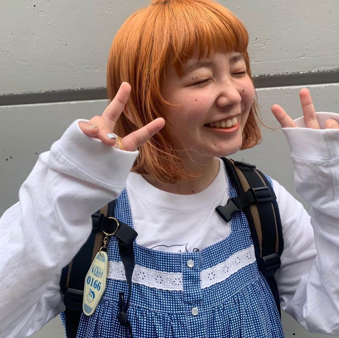 HONOKAのインスタグラム：「.〻  はっぴーす✌🏻✌🏻✌🏻 かわいいは作れる🍊🍊🍊」