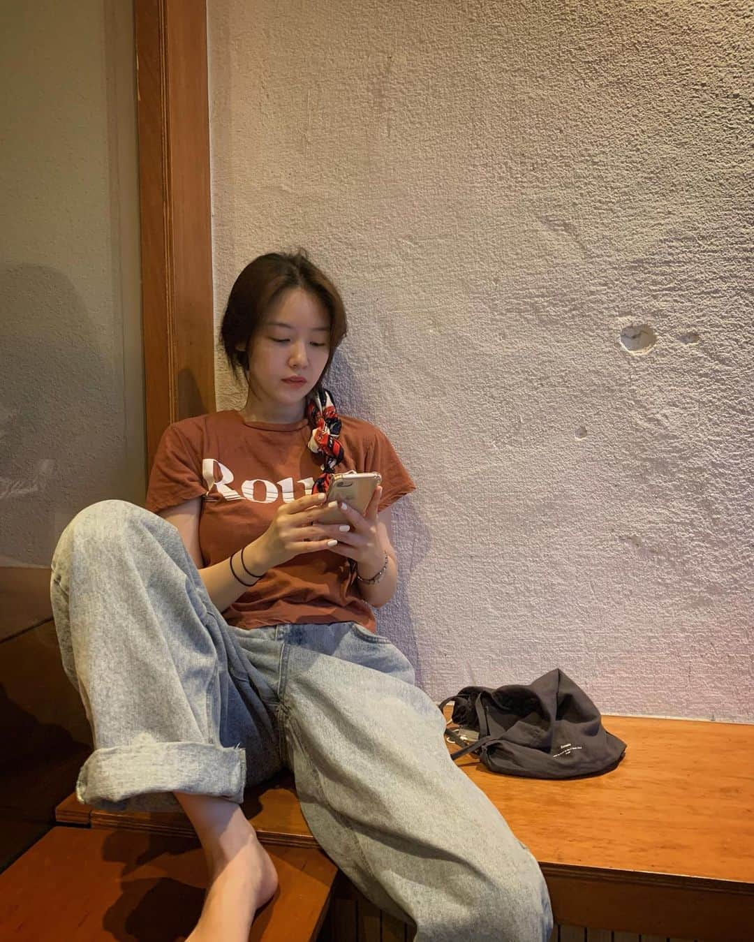 ミナ さんのインスタグラム写真 - (ミナ Instagram)「⠀ 🤎🤎🤎🍞🤎🤎🤎 ⠀ 빵좋아하는 사람 머리위로 동글뱅이!! 🙆🏻‍♀️」6月19日 22時50分 - bbang_93