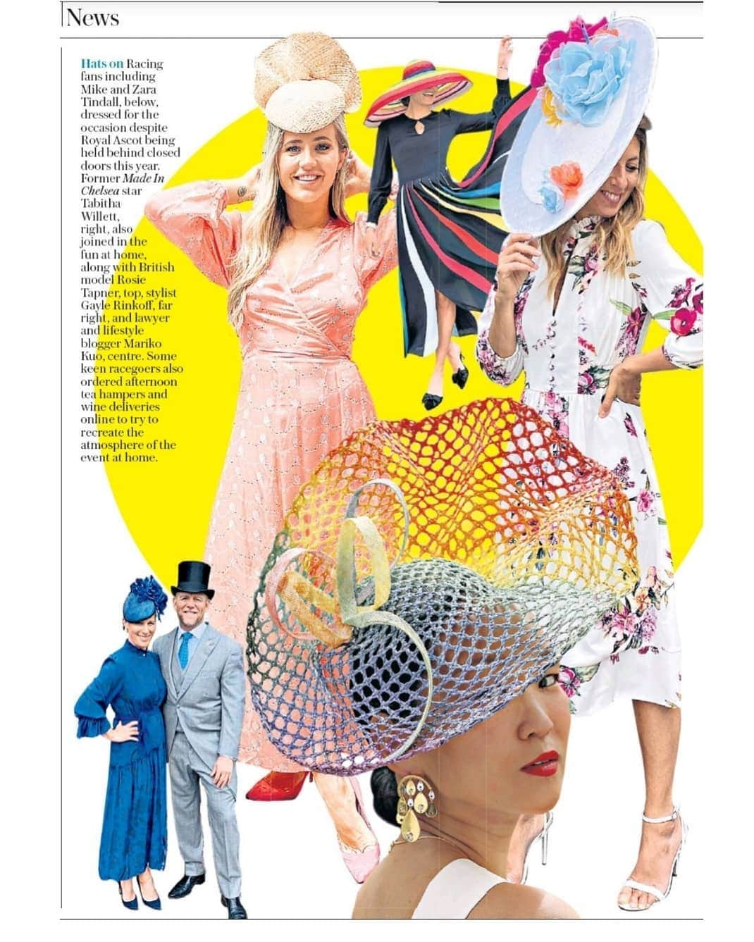 Mariko Kuoさんのインスタグラム写真 - (Mariko KuoInstagram)「All the colours of the rainbow as featured in @tatlermagazine and @telegraph 🌈🌈🌈 #StyledWithThanks🌈 #RoyalAscot」6月19日 23時35分 - marikokuo